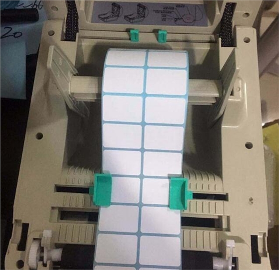 不干胶标签打印机标签纸安装