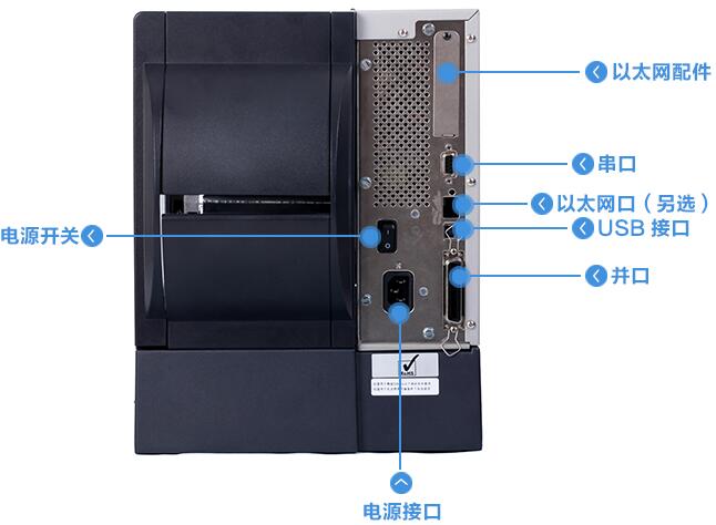 斑马ZM400接口