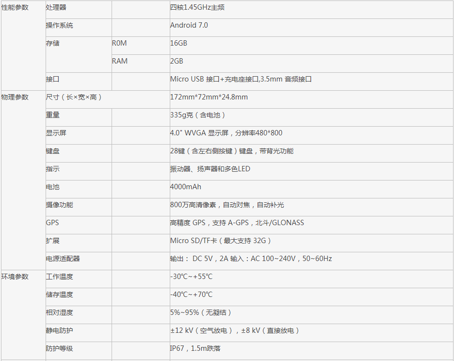 新大陆N5S-CS参数